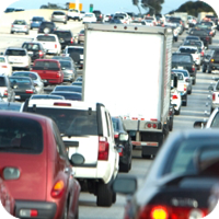 image of heavy traffic